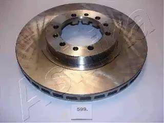 Ashika 60-05-599 - Bremžu diski www.autospares.lv