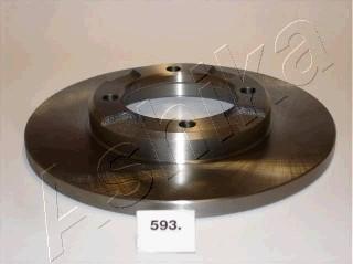 Ashika 60-05-593 - Bremžu diski www.autospares.lv