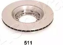 Ashika 60-05-511 - Bremžu diski www.autospares.lv