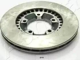 Ashika 60-05-518 - Bremžu diski www.autospares.lv