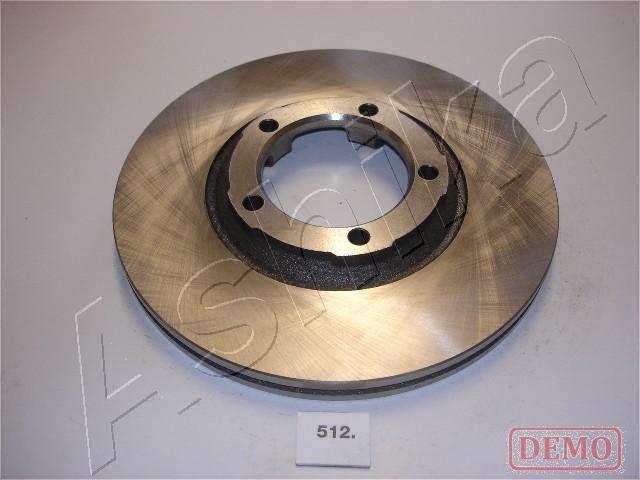 Ashika 60-05-512C - Bremžu diski www.autospares.lv