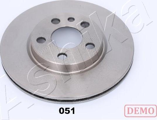 Ashika 60-00-0510C - Bremžu diski www.autospares.lv