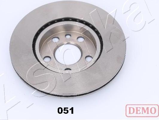 Ashika 60-00-0511C - Bremžu diski www.autospares.lv