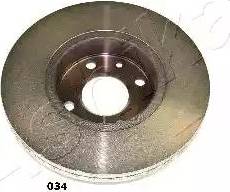 Ashika 60-00-034 - Bremžu diski www.autospares.lv