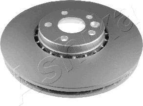 Ashika 60-00-0351 - Bremžu diski www.autospares.lv