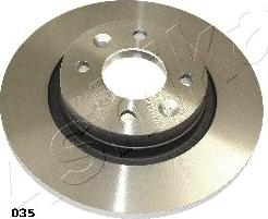 Ashika 60-00-035 - Bremžu diski www.autospares.lv