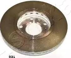 Ashika 60-00-031 - Bremžu diski www.autospares.lv