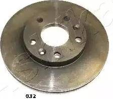 Ashika 60-00-032 - Bremžu diski www.autospares.lv