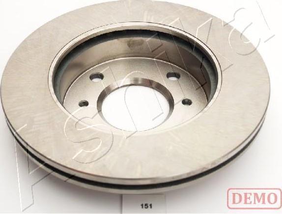 Ashika 60-01-151C - Bremžu diski www.autospares.lv