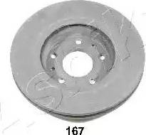 Ashika 60-01-167 - Bremžu diski www.autospares.lv