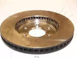 Ashika 60-01-115 - Bremžu diski www.autospares.lv