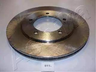 Ashika 60-08-811 - Bremžu diski www.autospares.lv