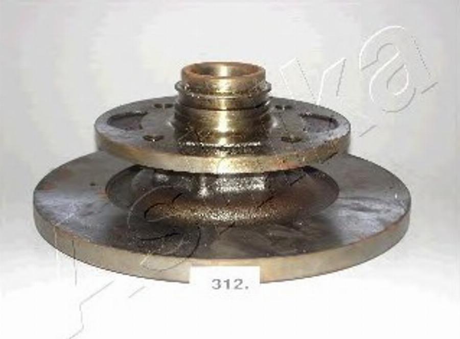 Ashika 60-03-312 - Bremžu diski www.autospares.lv