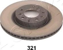 Ashika 60-03-321 - Bremžu diski www.autospares.lv