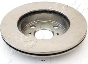 Ashika 60-02-243 - Bremžu diski www.autospares.lv