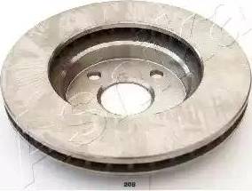 Ashika 60-02-208 - Bremžu diski www.autospares.lv