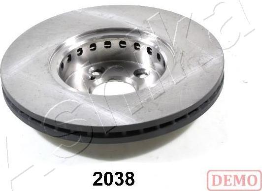 Ashika 60-02-2038C - Bremžu diski www.autospares.lv