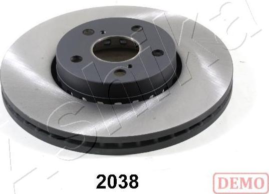 Ashika 60-02-2038C - Bremžu diski www.autospares.lv