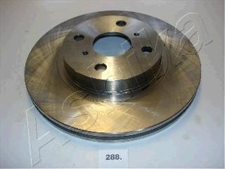 Ashika 60-02-288 - Bremžu diski www.autospares.lv