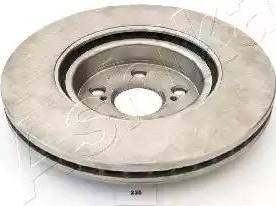 Ashika 60-02-235 - Bremžu diski www.autospares.lv