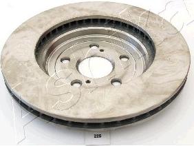 Ashika 60-02-225 - Bremžu diski www.autospares.lv