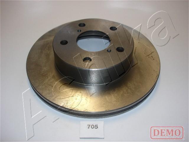 Ashika 60-07-705C - Brake Disc www.autospares.lv