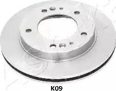 Ashika 60-0K-009 - Bremžu diski www.autospares.lv