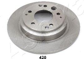 Ashika 61-04-420 - Bremžu diski www.autospares.lv