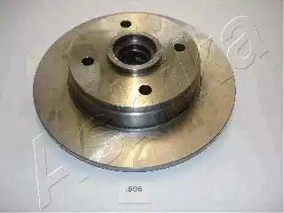 Ashika 61-05-506 - Brake Disc www.autospares.lv