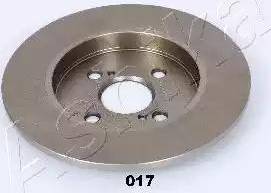 Ashika 61-00-017 - Bremžu diski www.autospares.lv