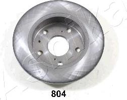 Ashika 61-08-804 - Bremžu diski www.autospares.lv