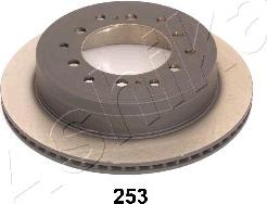 Ashika 61-02-253 - Bremžu diski www.autospares.lv