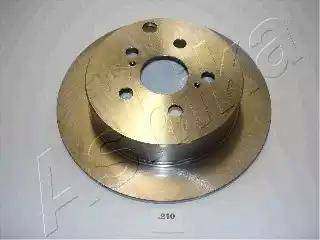 Ashika 61-02-210 - Bremžu diski www.autospares.lv