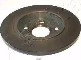 Ashika 61-02-234 - Bremžu diski www.autospares.lv