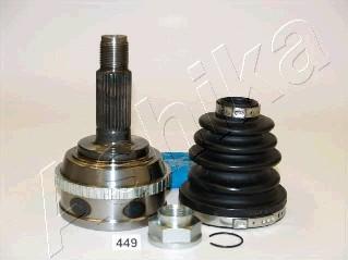 Ashika 62-04-449 - Šarnīru komplekts, Piedziņas vārpsta www.autospares.lv