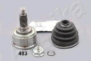 Ashika 62-04-483 - Šarnīru komplekts, Piedziņas vārpsta www.autospares.lv