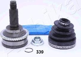 Ashika 62-03-339 - Šarnīru komplekts, Piedziņas vārpsta www.autospares.lv