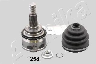 Ashika 62-02-258 - Šarnīru komplekts, Piedziņas vārpsta www.autospares.lv