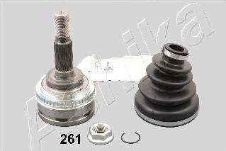 Ashika 62-02-261 - Шарнирный комплект, ШРУС, приводной вал www.autospares.lv