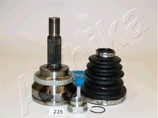 Ashika 62-02-235 - Šarnīru komplekts, Piedziņas vārpsta www.autospares.lv