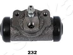 Ashika 67-02-232 - Колесный тормозной цилиндр www.autospares.lv