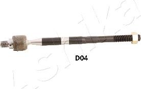 Ashika 103-0D-D04 - Aksiālais šarnīrs, Stūres šķērsstiepnis www.autospares.lv