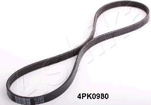 Ashika 112-4PK980 - V-Ribbed Belt www.autospares.lv