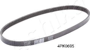 Ashika 112-4PK695 - V-Ribbed Belt www.autospares.lv