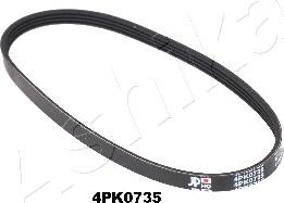 Ashika 112-4PK735 - Поликлиновой ремень www.autospares.lv