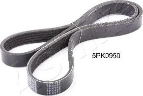 Ashika 112-5PK950 - V-Ribbed Belt www.autospares.lv