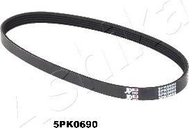 Ashika 112-5PK690 - Ķīļrievu siksna autospares.lv