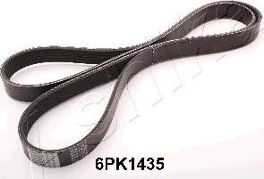 Ashika 112-6PK1435 - Ķīļrievu siksna autospares.lv