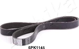 Ashika 112-6PK1145 - Поликлиновой ремень www.autospares.lv