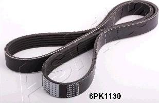 Ashika 112-6PK1130 - V-Ribbed Belt www.autospares.lv